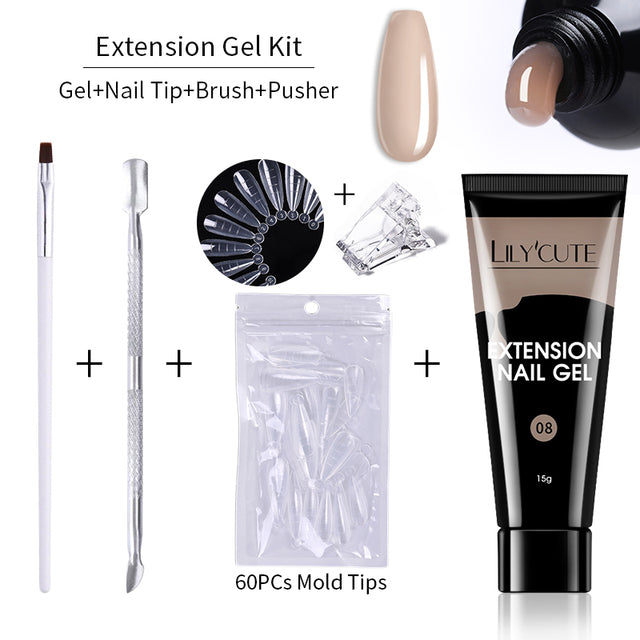 Nagelverlängerung Gel Kit