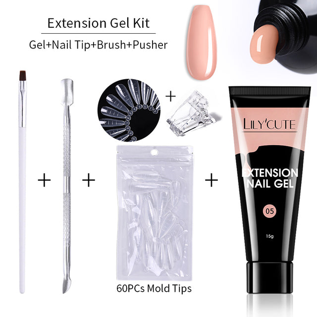 Nagelverlängerung Gel Kit