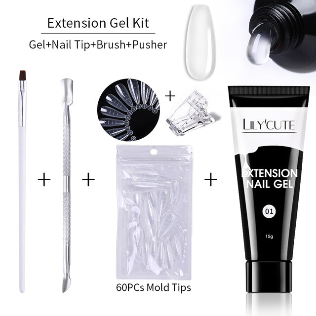 Nagelverlängerung Gel Kit
