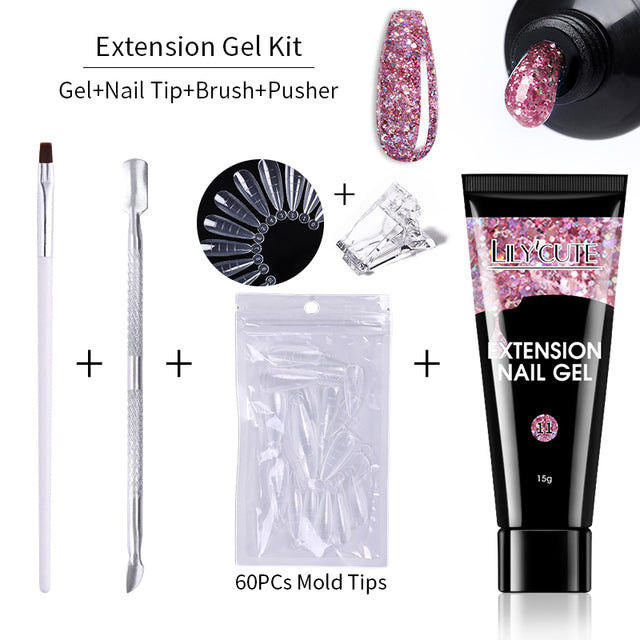 Nagelverlängerung Gel Kit