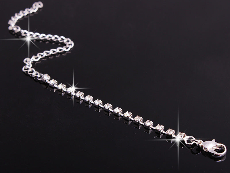 4 Stück Strass Halskette Set Mit Ohrringen Ring Und Armband Mode Schmuck Für Frauen