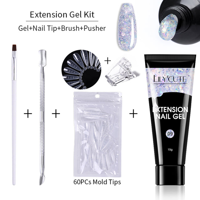 Nagelverlängerung Gel Kit