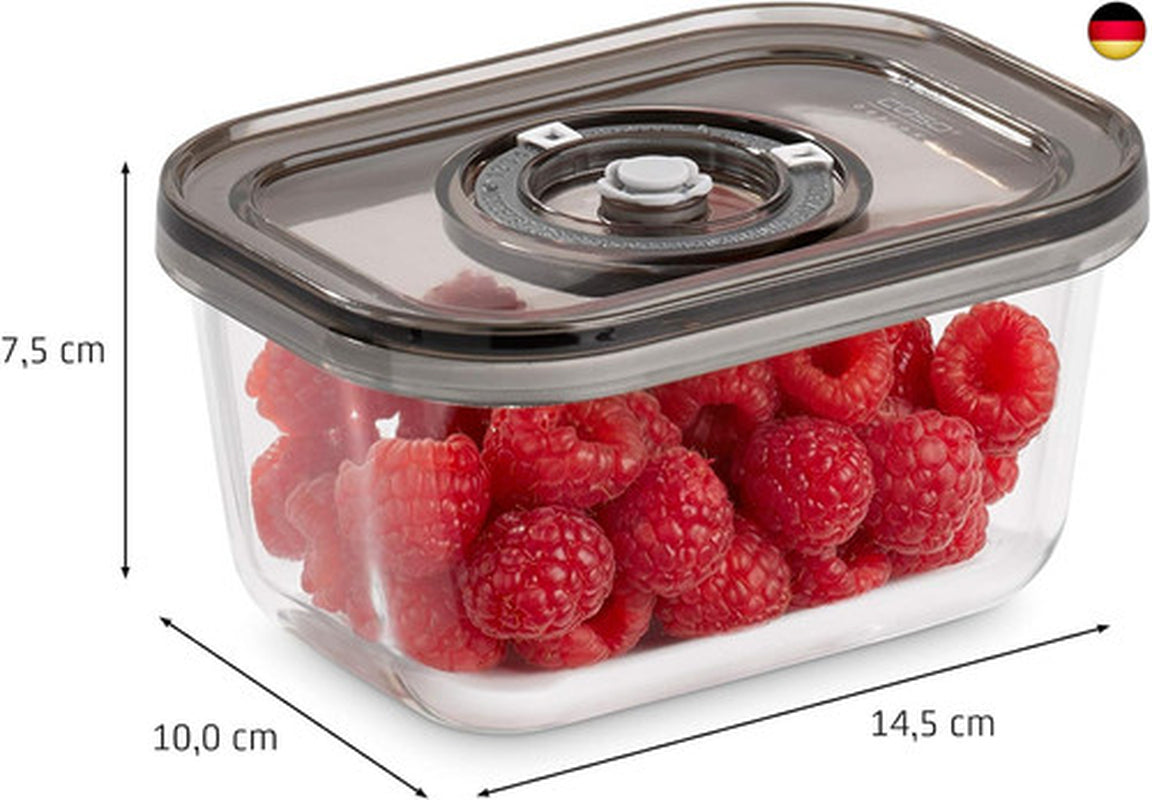 CASO Vacuboxx Eco-Set - 3 Vakuumbehälter Aus Borosilikatgla