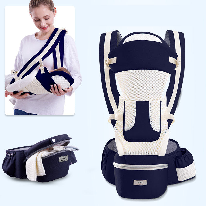 Ergonomische Babytrage Kleinkind Baby Hüftsitzträger 3 In 1 Nach vorne Gerichtet Ergonomische Känguru Baby Wrap Sling