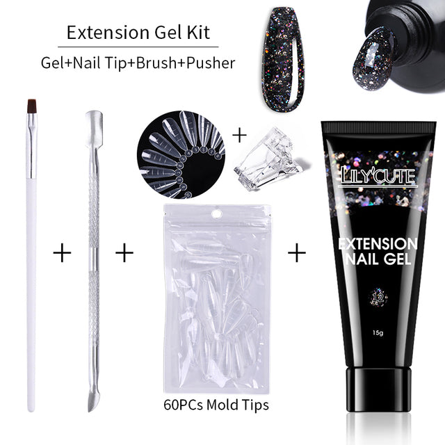 Nagelverlängerung Gel Kit