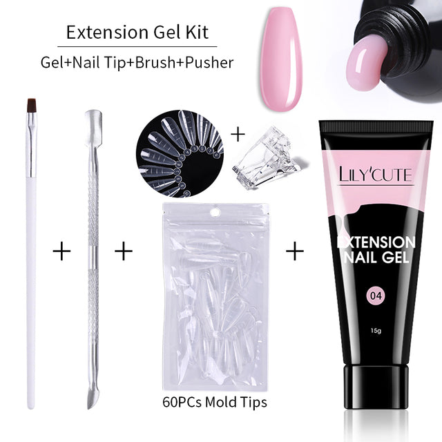 Nagelverlängerung Gel Kit