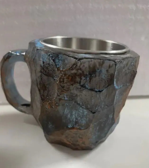 400ml Harz Mineral Kristall Kaffeetassen mit Griffen