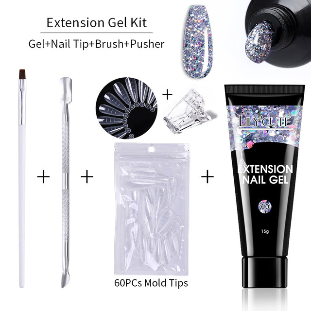 Nagelverlängerung Gel Kit
