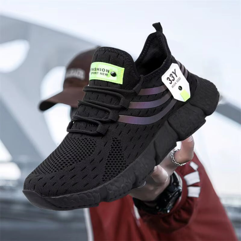 Men Shoes Breathable Classic Running Sneakers for Man Outdoor Light Comfortable Mesh Shoes Slip on Walking Shoestenis