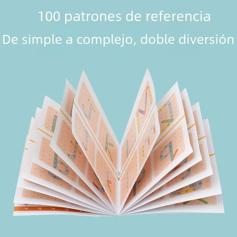 Montessori-Lehrbuchstaben- und Zahlenbausteine